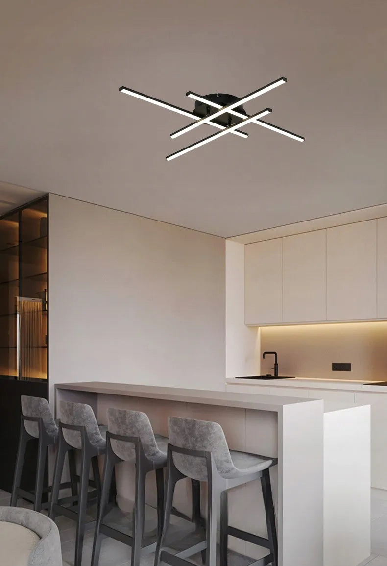 Modernus pakabinamas LED lubinis šviestuvas „ŽIRANDELIS“, plafonas, 4000 K neutrali balta šviesa