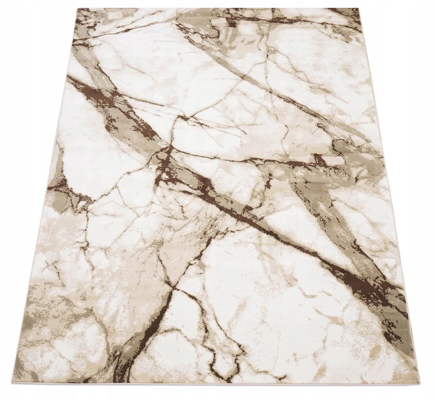 Modernus smėlio spalvos kilimas svetainei 80x150 cm Eureka Home