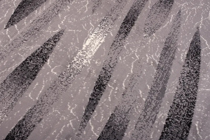 Modernus stačiakampis kilimas 120x170 cm, juodas