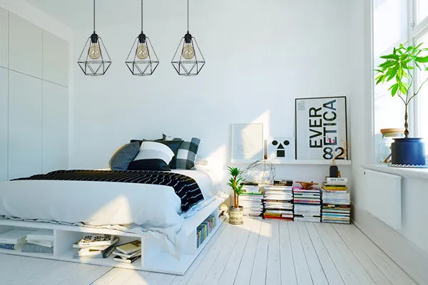 Modernus trijų šviesos šaltinių pakabinamas loft stiliaus lubinis šviestuvas virš stalo „Light Home“ FUSION 1545/3