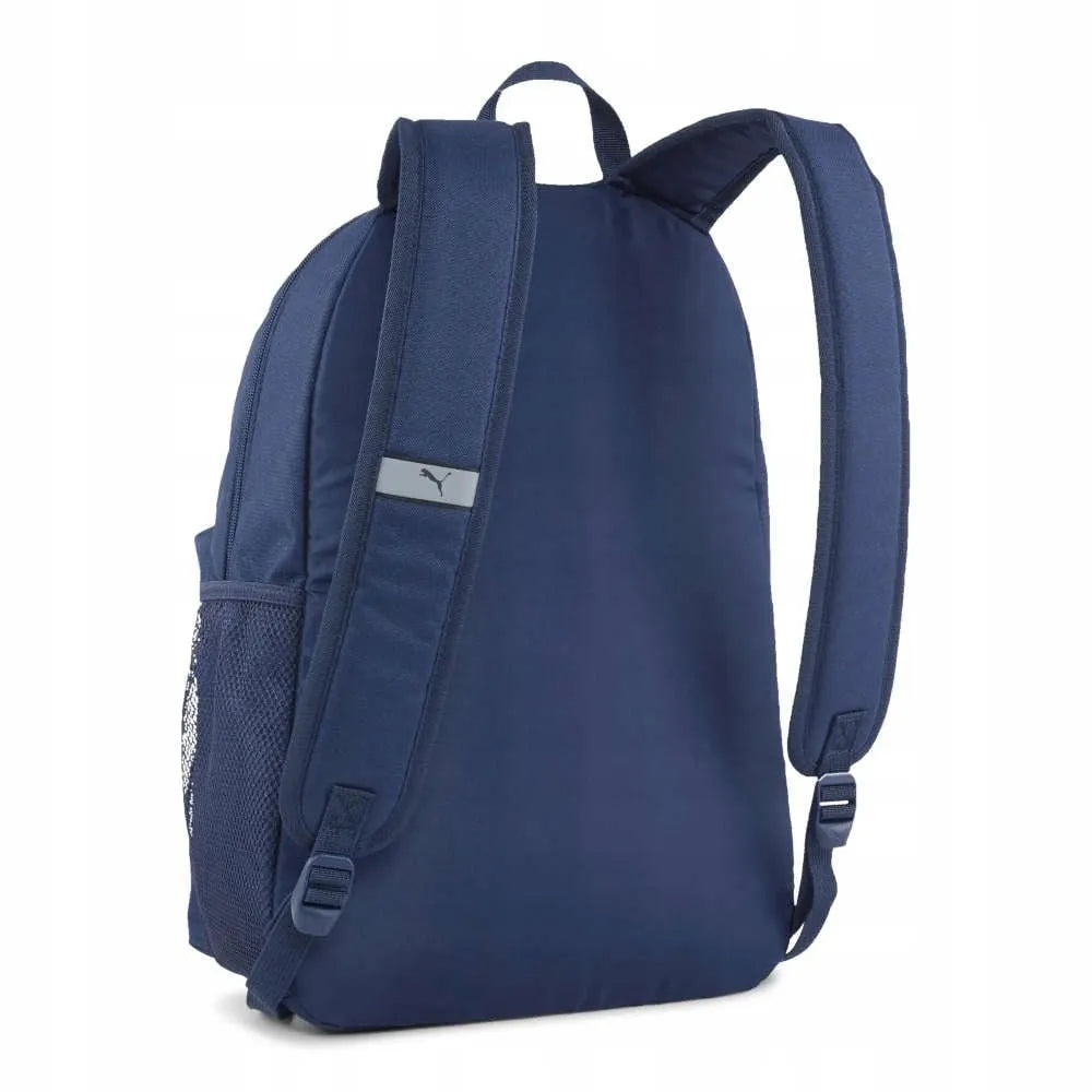 Mokyklinė kuprinė PUMA PHASE BACKPACK sportinė darželiui, tamsiai mėlyna 09116402