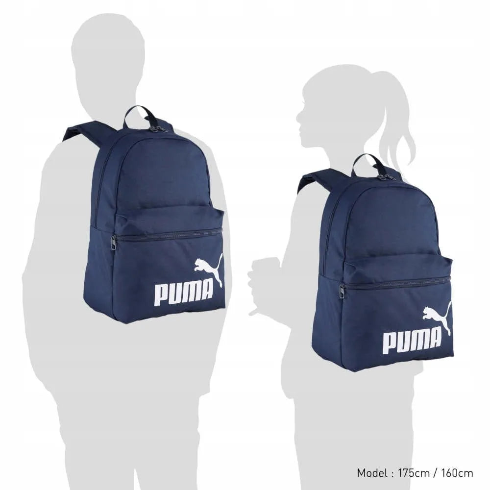 Mokyklinė kuprinė PUMA PHASE BACKPACK sportinė darželiui, tamsiai mėlyna 09116402