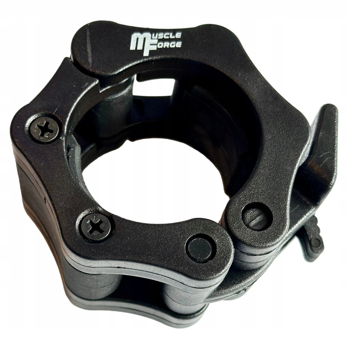 MuscleForge 50 mm olimpiniai fiksatoriai štangai, 2 vnt.