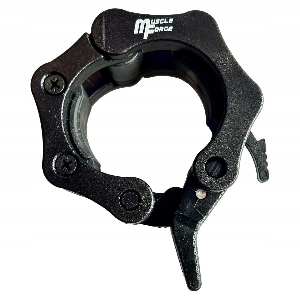 MuscleForge 50 mm olimpiniai fiksatoriai štangai, 2 vnt.