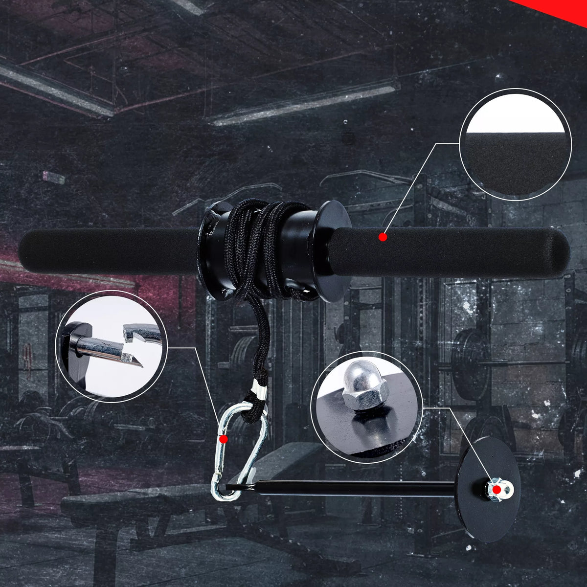 MuscleForge dilbio treniruoklis (Wrist Roller)
