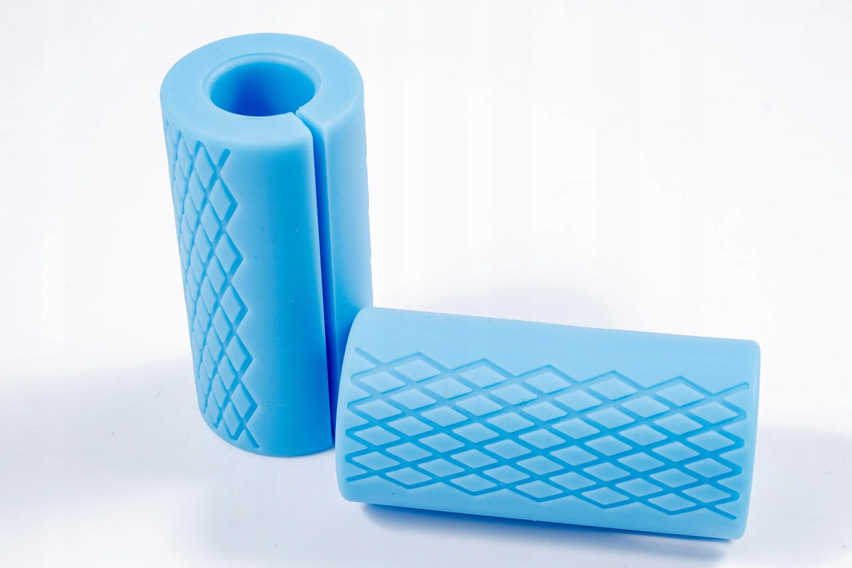 MuscleForge FAT GRIPS antgaliai štangoms ir hanteliams, 2 vnt., mėlyni