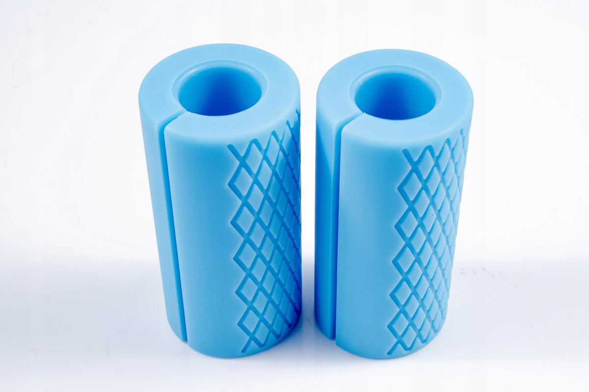 MuscleForge FAT GRIPS antgaliai štangoms ir hanteliams, 2 vnt., mėlyni