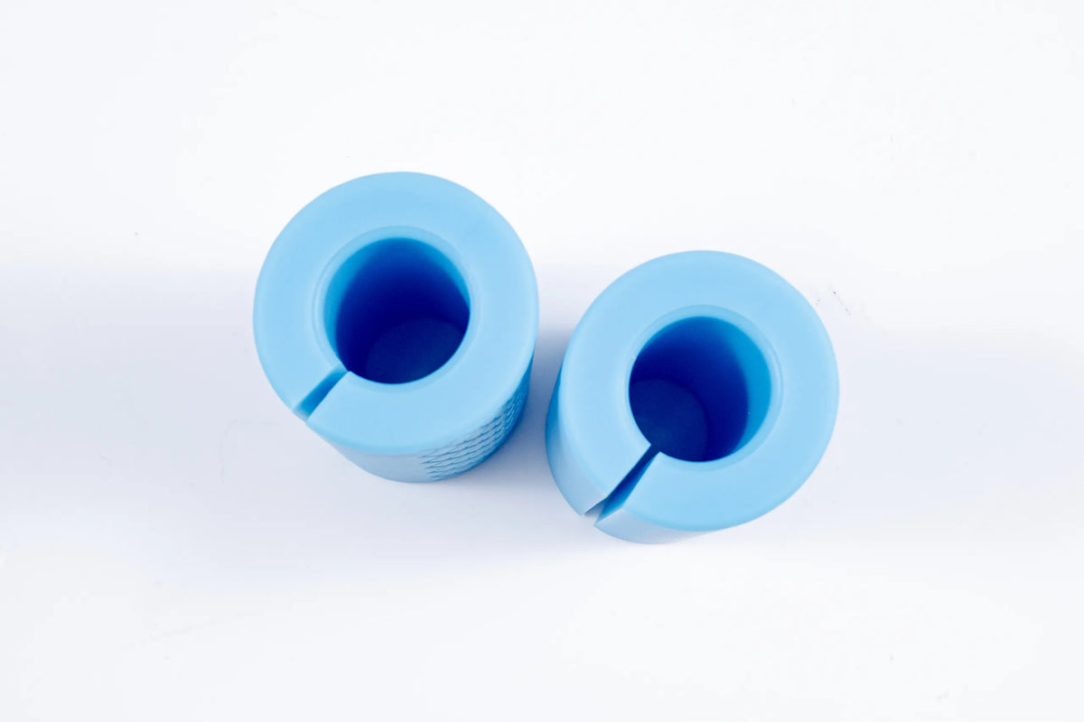 MuscleForge FAT GRIPS antgaliai štangoms ir hanteliams, 2 vnt., mėlyni