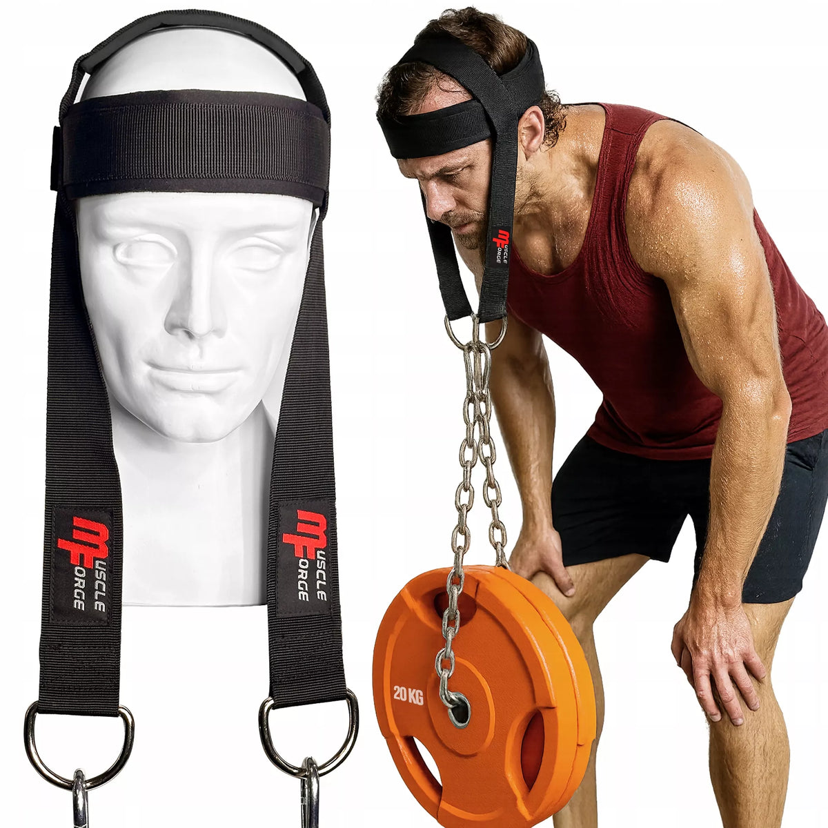 MuscleForge® kaklo ir sprando treniruoklis