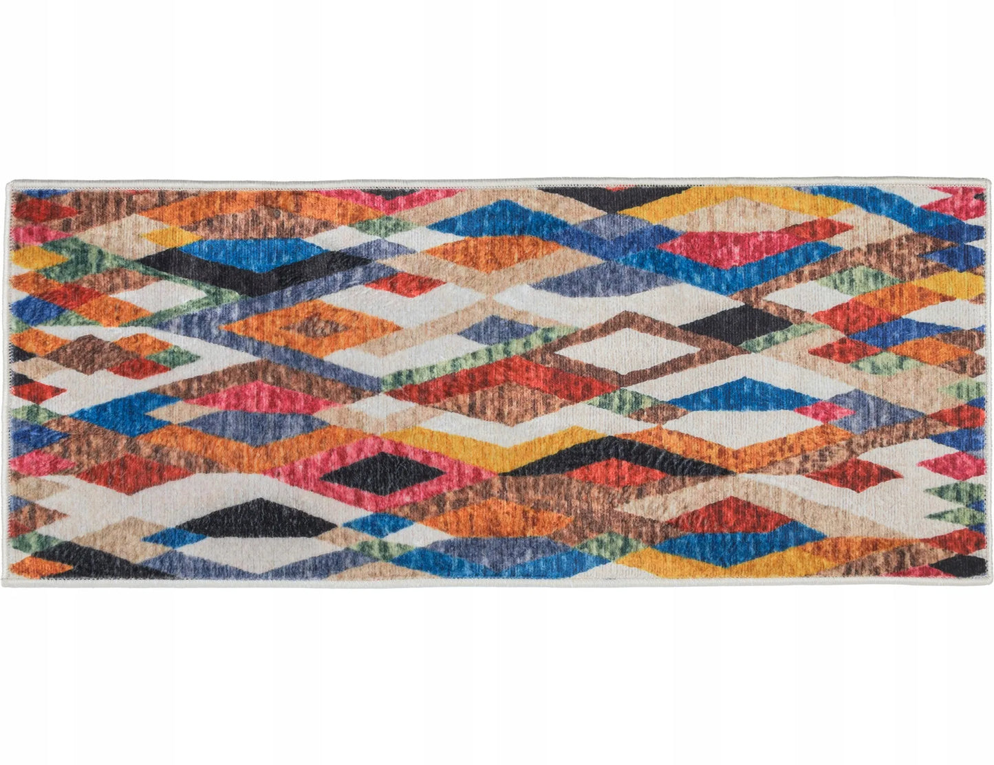 Neslystantis kilimėlis-takas e-floor, minkštas, plaunamas, daugiaspalvis, 65x130 cm