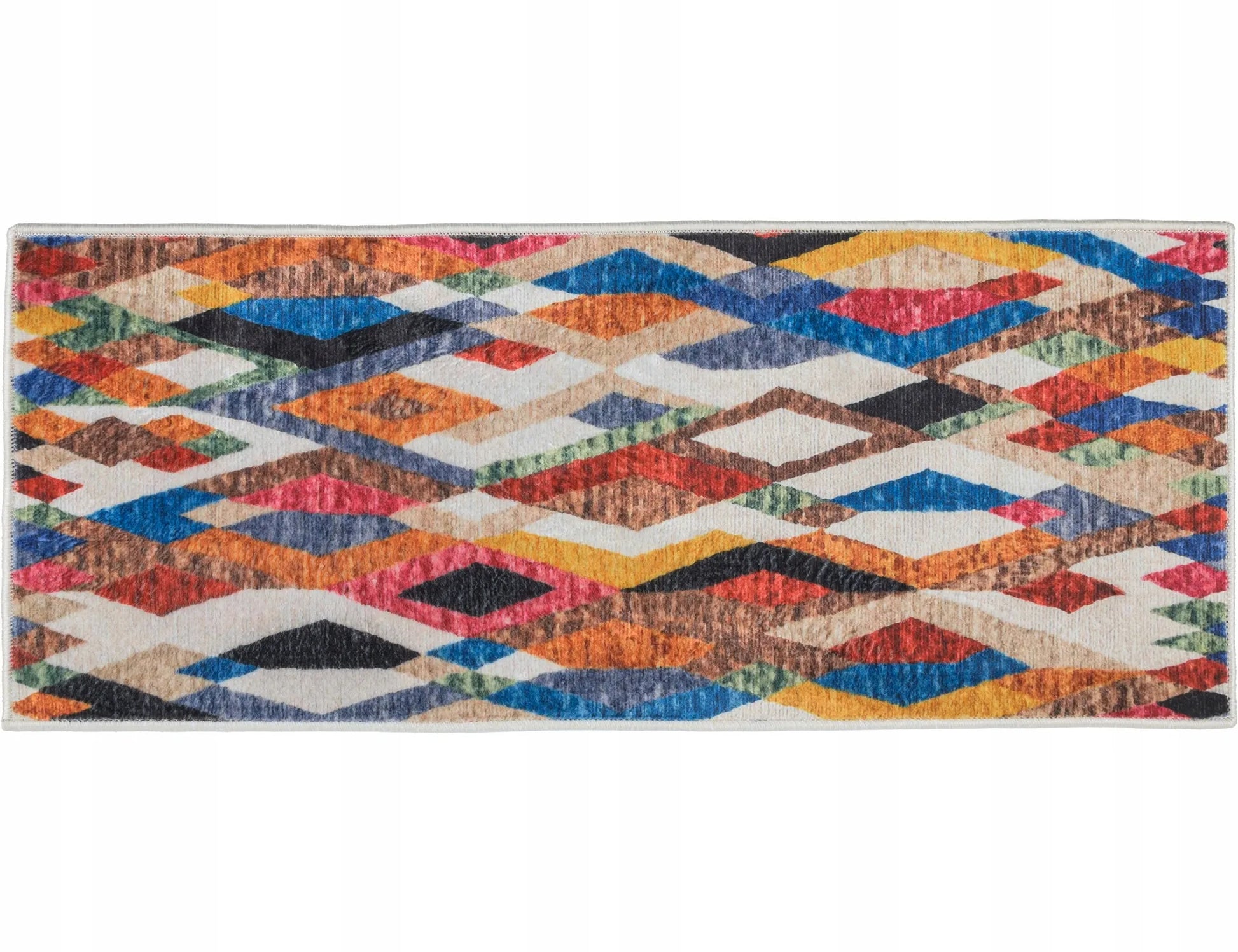 Neslystantis kilimėlis-takas e-floor, minkštas, plaunamas, daugiaspalvis, 65x130 cm