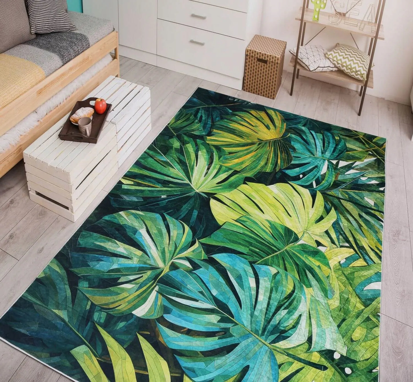 Neslystantis modernaus dizaino kilimas Eureka Home, 60x100 cm