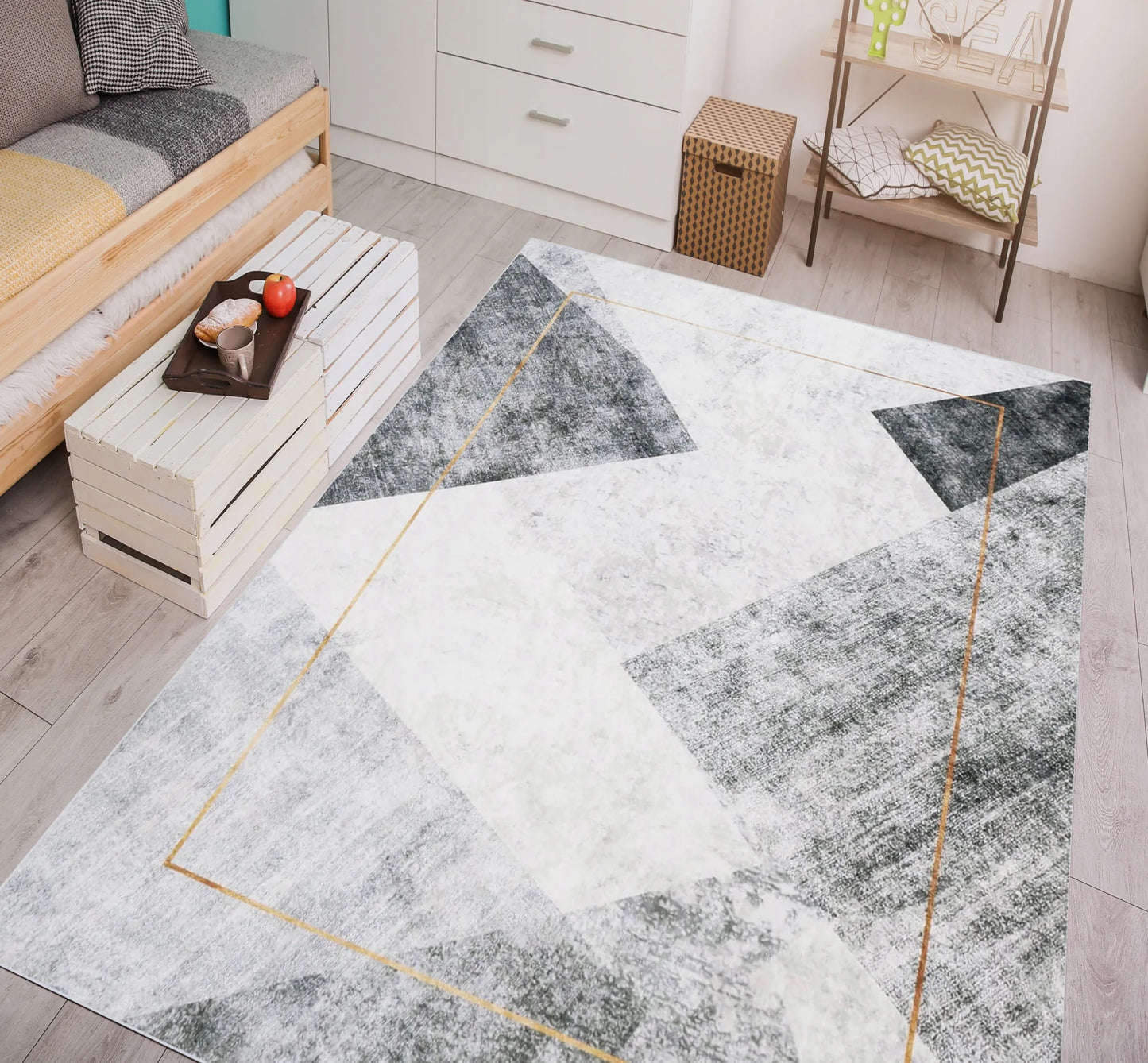Neslystantis modernus kilimas Eureka Home 80x150