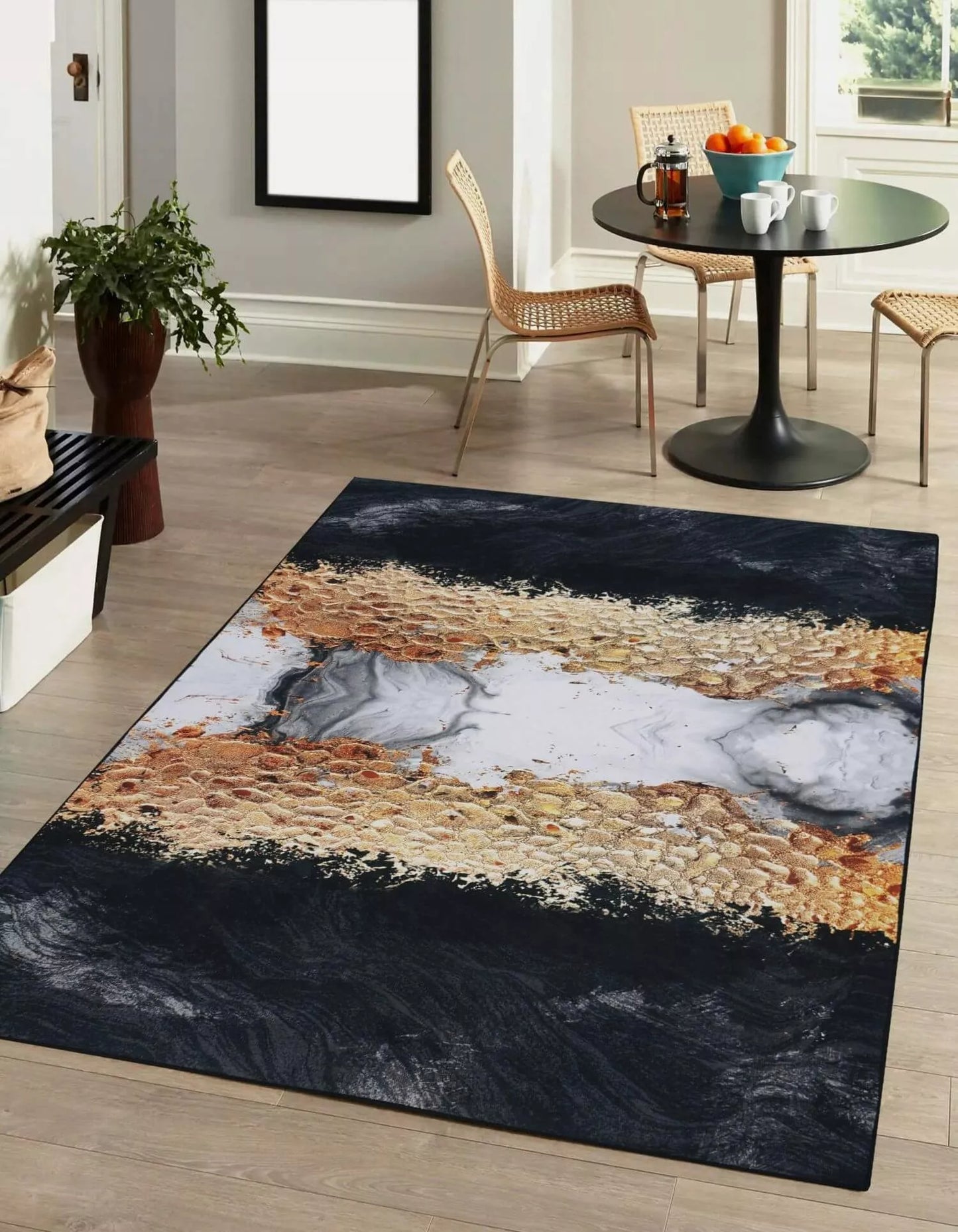 Neslystantis modernus lofto stiliaus kilimas 80x150 cm