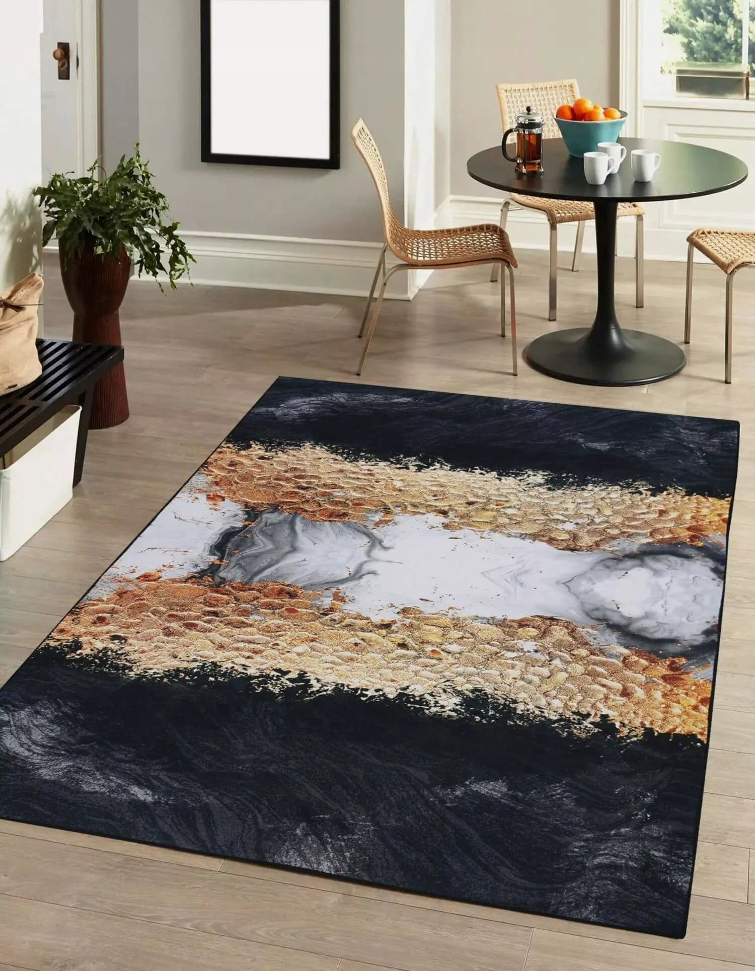 Neslystantis modernus lofto stiliaus kilimas 80x150 cm