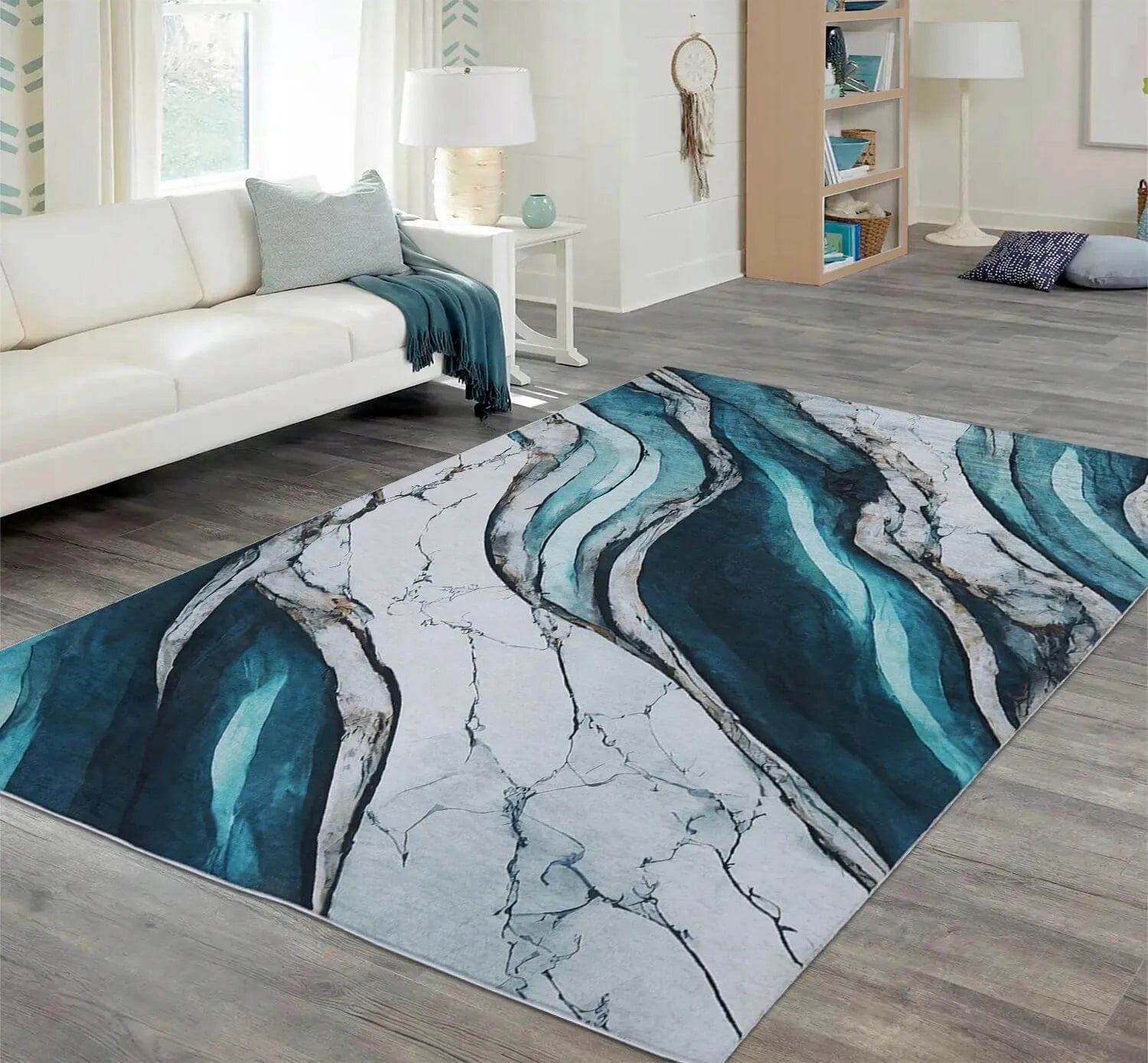 Neslystantis modernus lofto stiliaus kilimas svetainei ir kambariui 60x100 cm