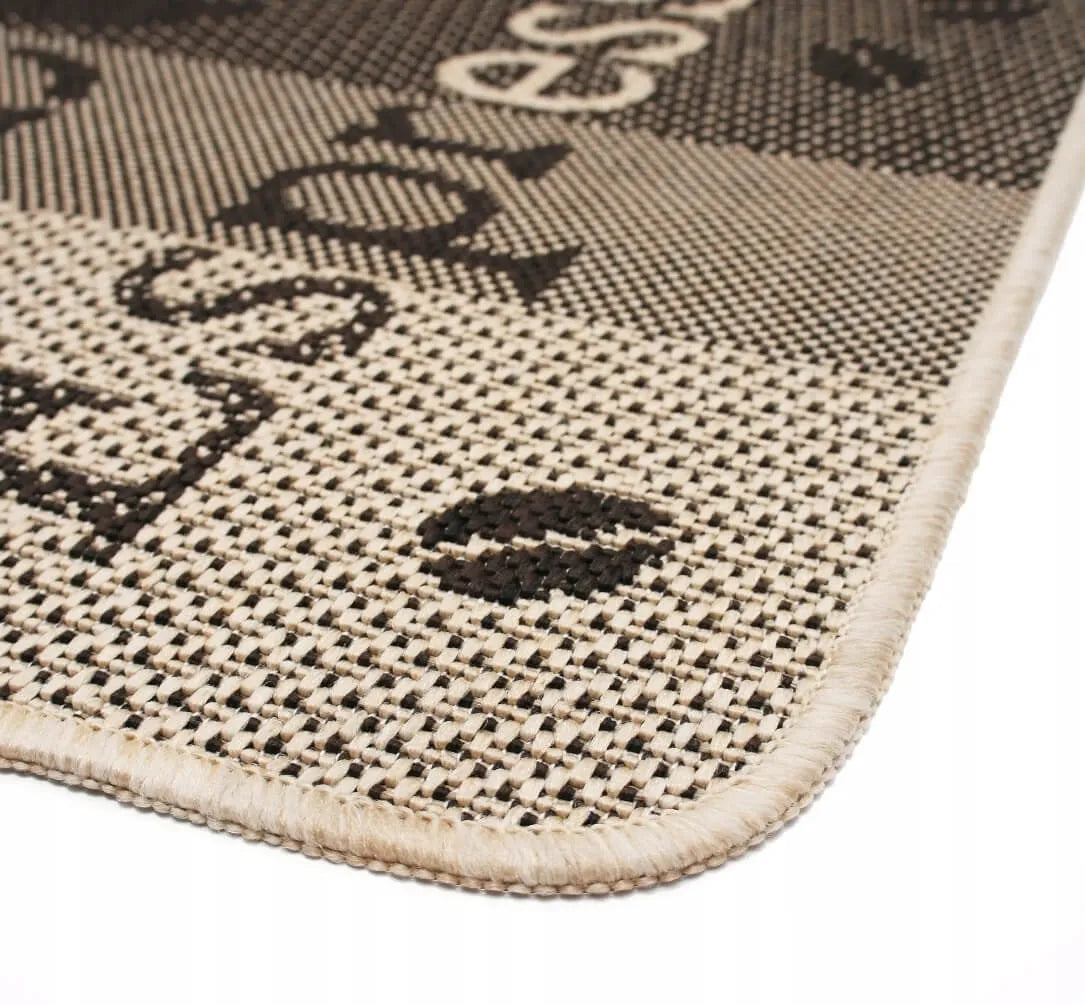 Neslystantis virtuvinis kilimas Eureka Home 67x140 cm, smėlio spalvos