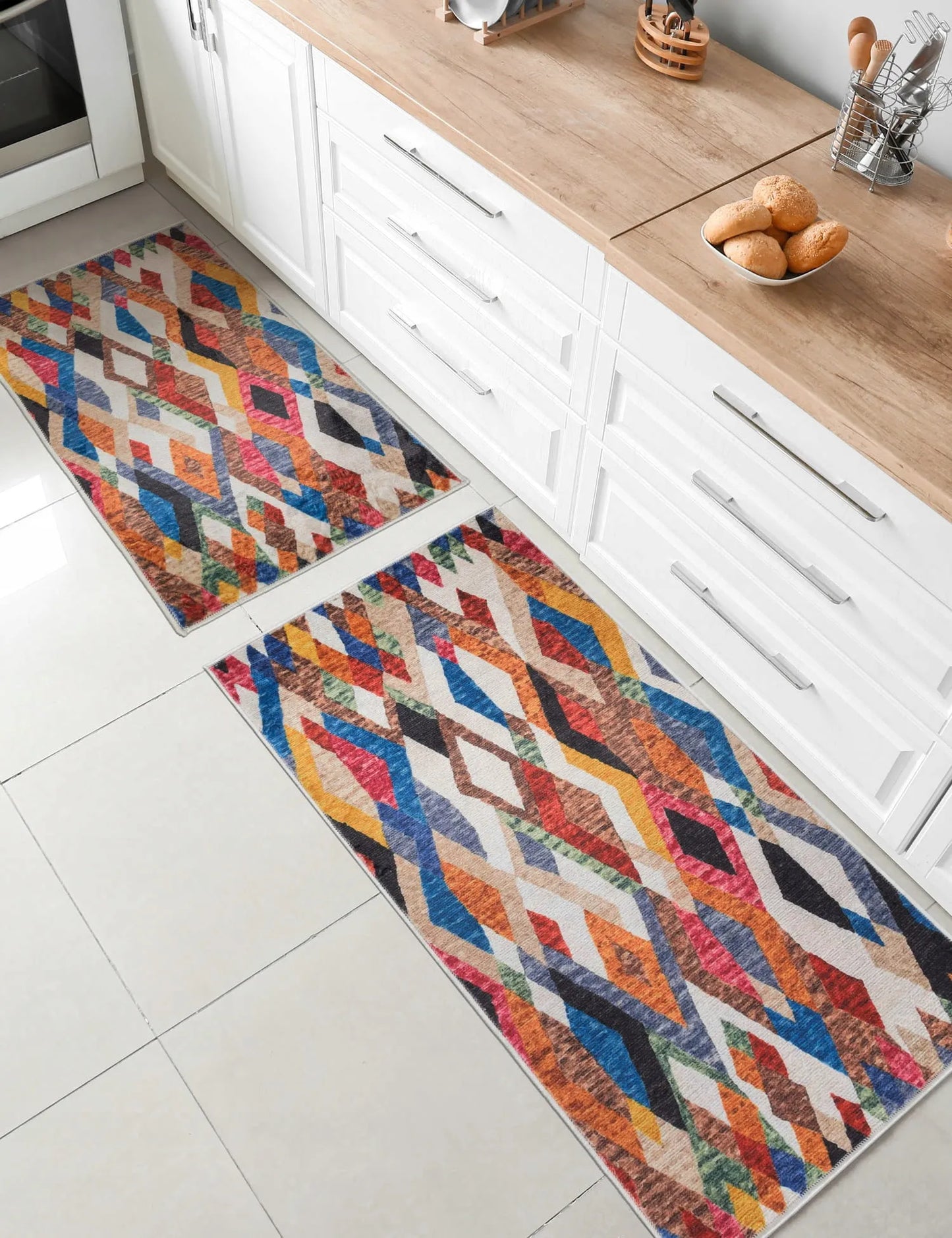 Neslystantis virtuvinis kilimėlis / takelis e-floor 50x120 cm, plaunamas