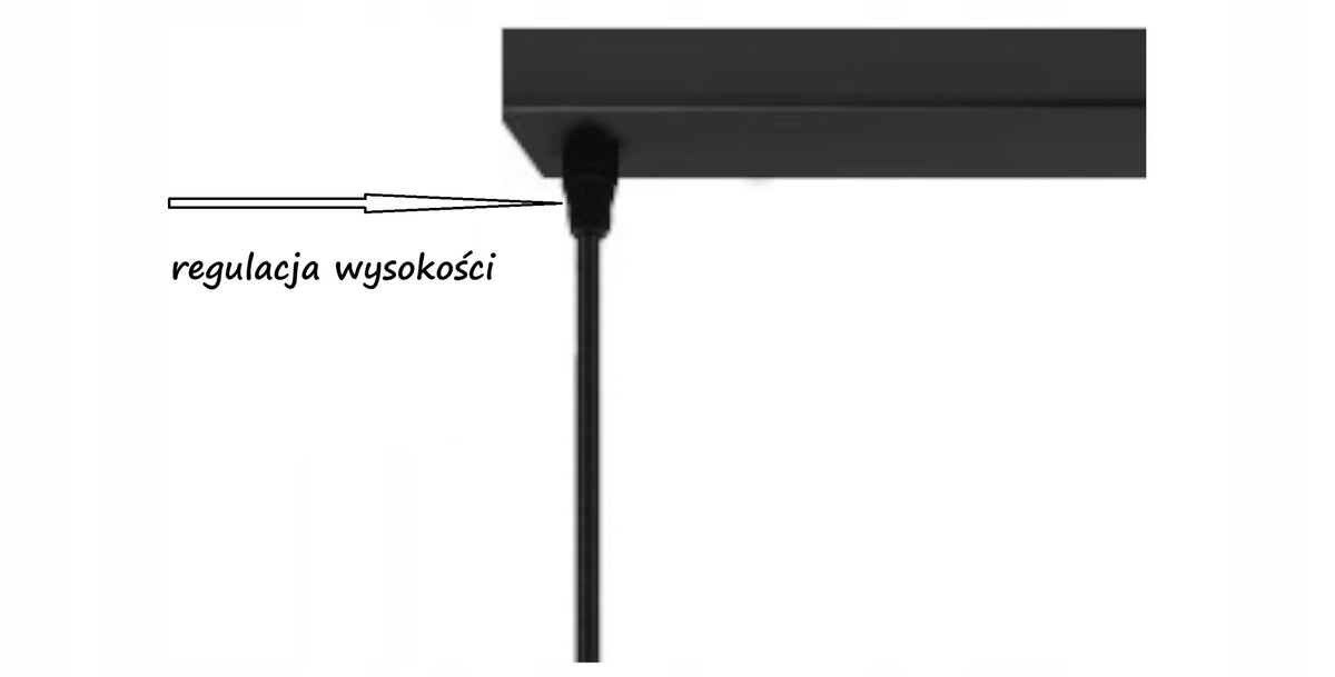 Pakabinamas loft stiliaus šviestuvas, juodas metalinis, E27, virš stalo, svetainei ir virtuvei