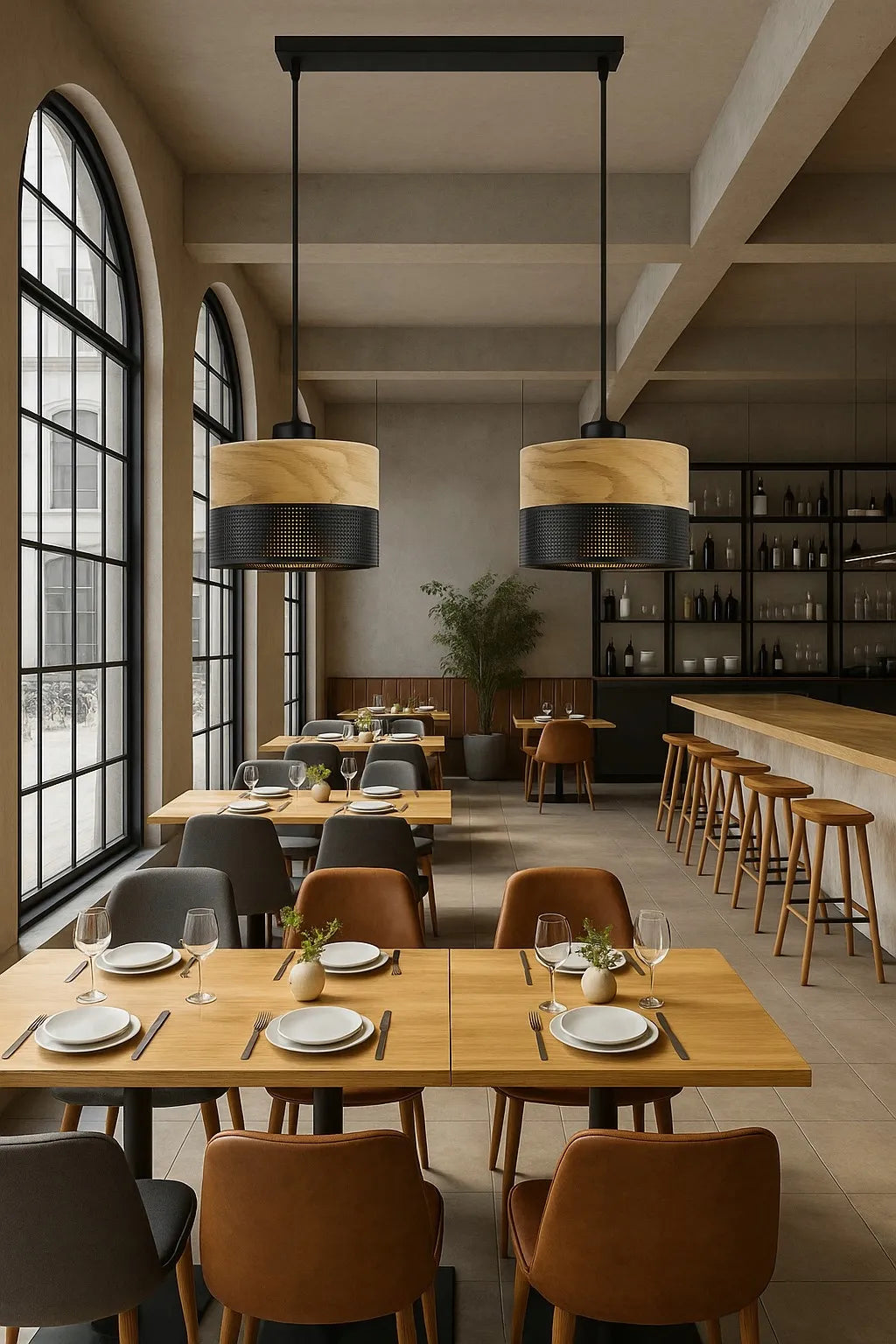 Pakabinamas loft stiliaus šviestuvas, juodas metalinis, E27, virš stalo, svetainei ir virtuvei