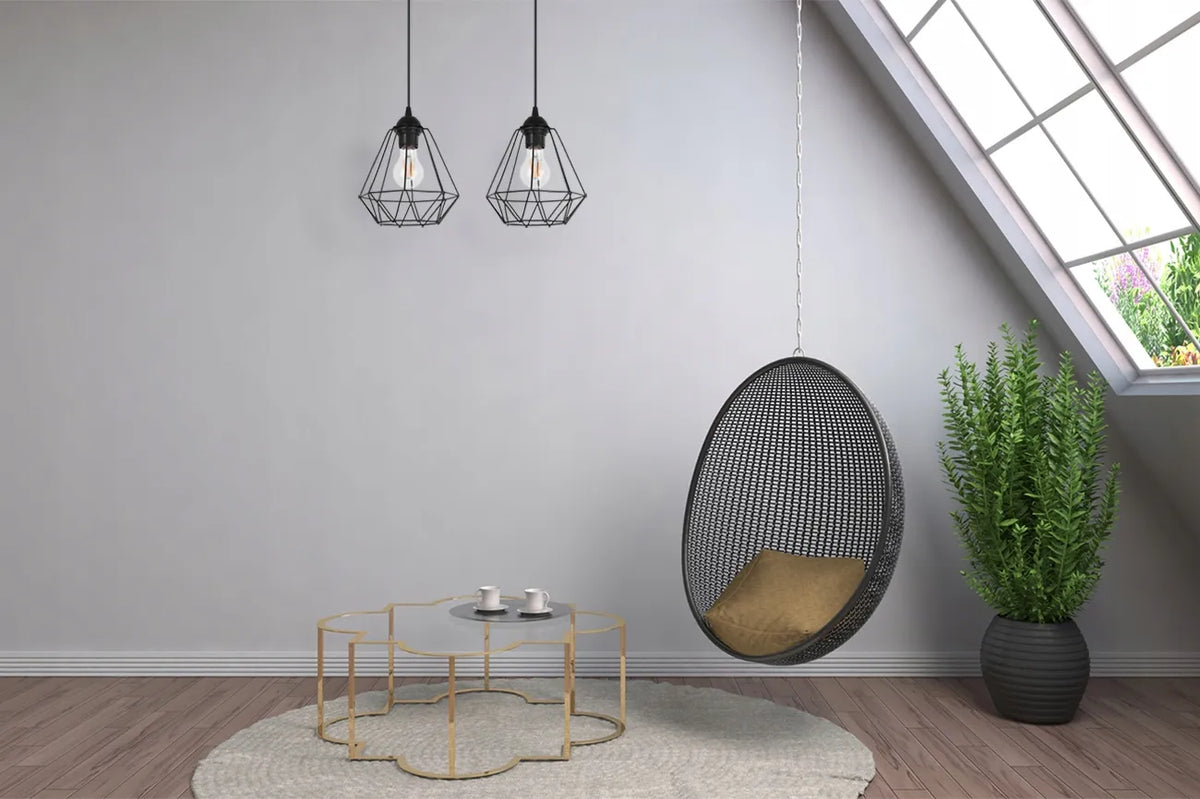 Pakabinamas lubinis šviestuvas „DIAMENT LOFT EDISON LED“