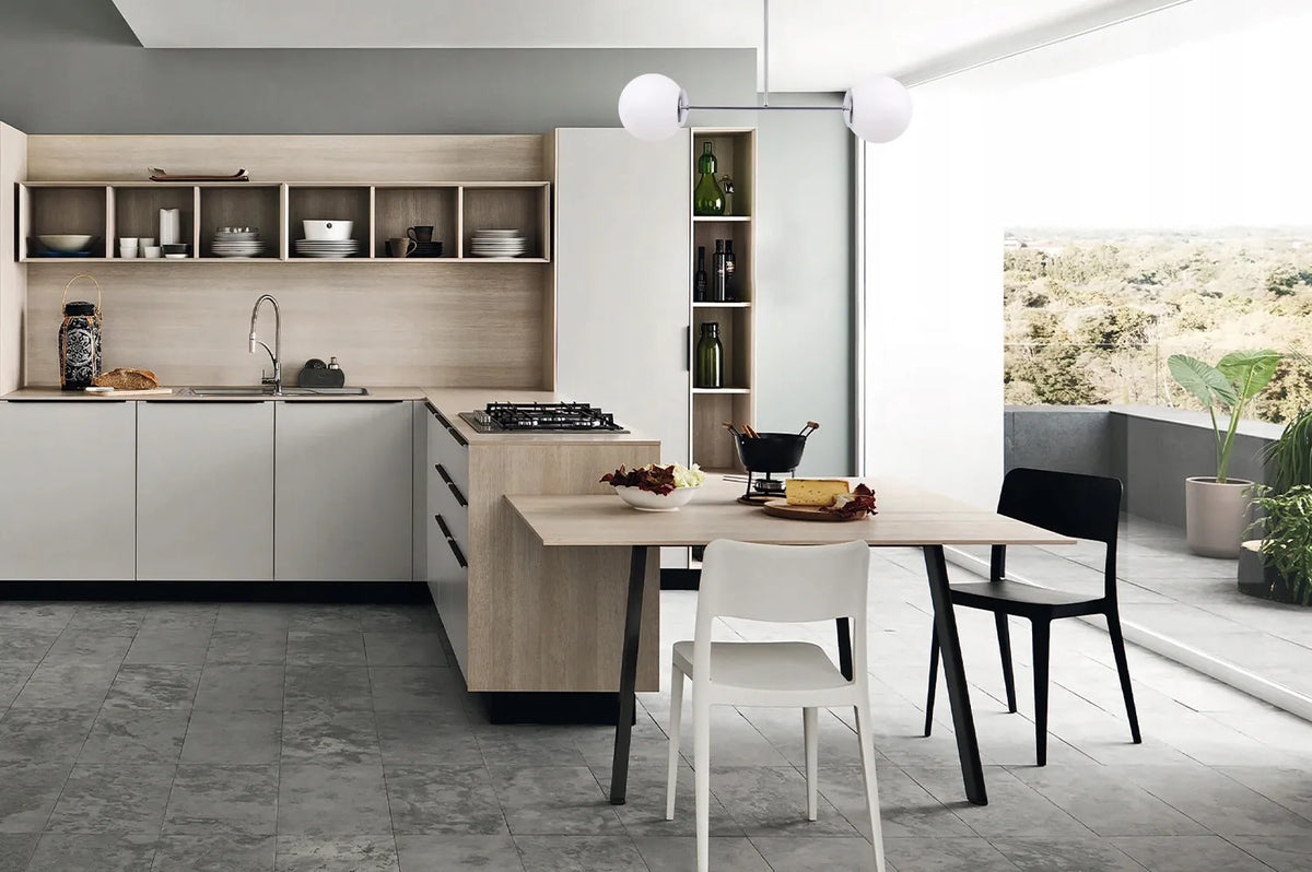 Pakabinamas lubinis šviestuvas „Light Home“ SIENA, 2×E14, chromo ir balta spalva