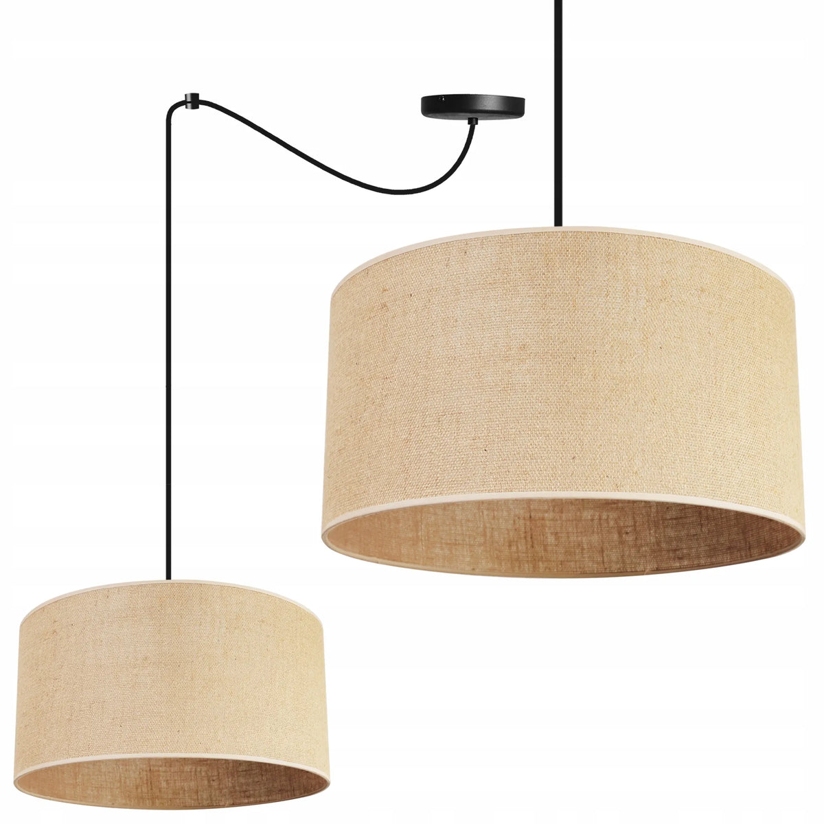 Pakabinamas lubinis šviestuvas Light Home SPIDER JUTA 2450/35, vienas gaubtas, boho lofto stilius, 35 cm