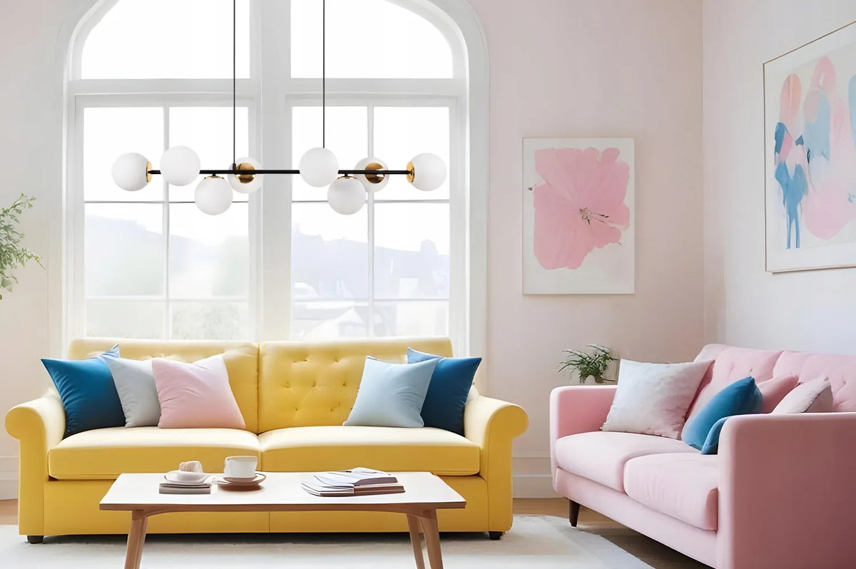 PAKABINAMAS LUBINIS ŠVIESTUVAS SIENA JUODAS–AUKSINIS LOFT SU BALTAIS STIKLINIAIS GAUBTAIS 8×E14