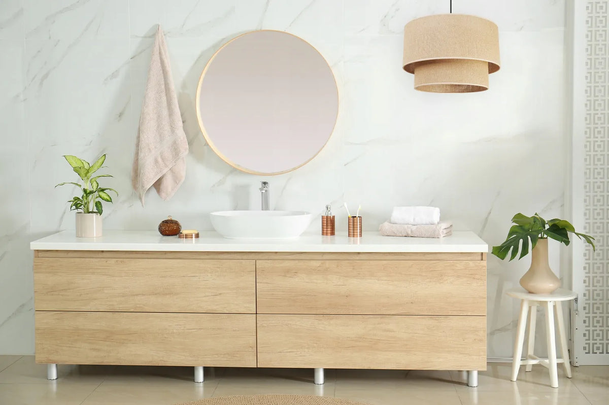 Pakabinamas lubinis šviestuvas su tekstiliniu gaubtu „JUTA“ boho stiliaus, „Light Home“