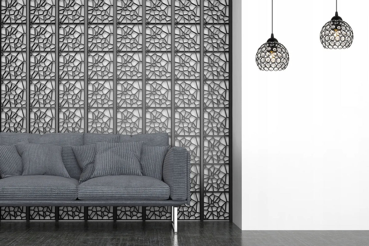 PAKABINAMAS LUBINIS ŠVIESTUVAS VIENO ŠVIESOS ŠALTINIO JUODAS GLAMOUR LOFT KRISTALAS