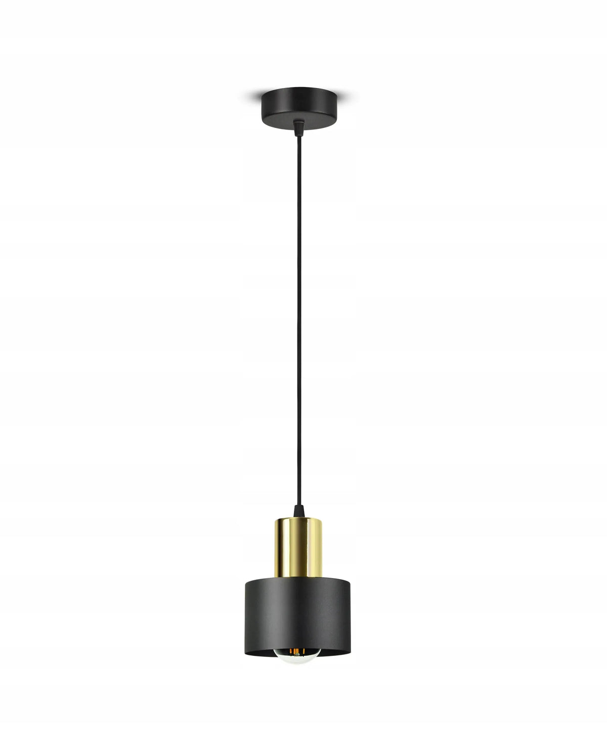 Pakabinamas lubinis šviestuvas virš stalo „Classic Spot Z120“ LED E27, juodas ir auksinis