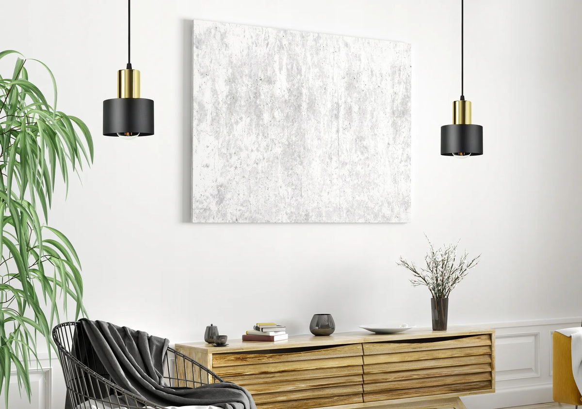 Pakabinamas lubinis šviestuvas virš stalo „Classic Spot Z120“ LED E27, juodas ir auksinis
