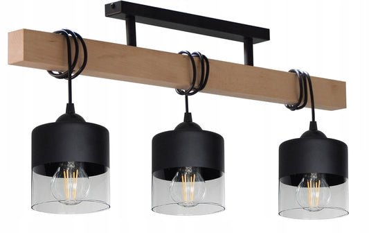 Pakabinamas lubinis šviestuvas virš stalo, virtuvės salos ar svetainės, LED, LOFT