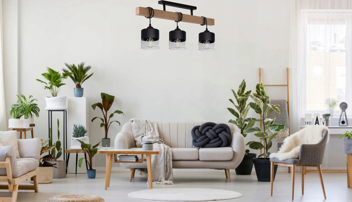 Pakabinamas lubinis šviestuvas virš stalo, virtuvės salos ar svetainės, LED, LOFT
