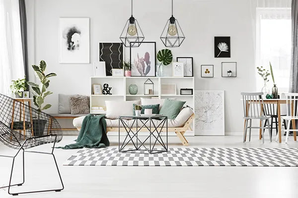 PAKABINAMAS LUBŲ ŠVIESTUVAS „LOFT RETRO EDISON“ DVIEM LEMPUTĖMS, MODERNUS