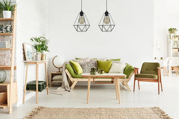 PAKABINAMAS LUBŲ ŠVIESTUVAS „LOFT RETRO EDISON“ DVIEM LEMPUTĖMS, MODERNUS