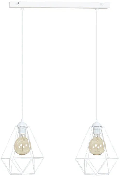 PAKABINAMAS LUBŲ ŠVIESTUVAS „LOFT RETRO EDISON“ DVIEM LEMPUTĖMS, MODERNUS