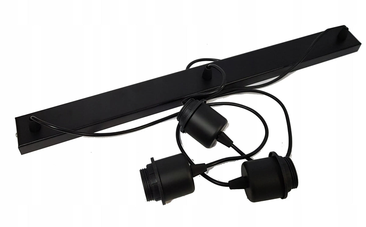 Pakabinamas šviestuvas LED-ONE „LOFT“ su mediniu gaubtu, 3×E27