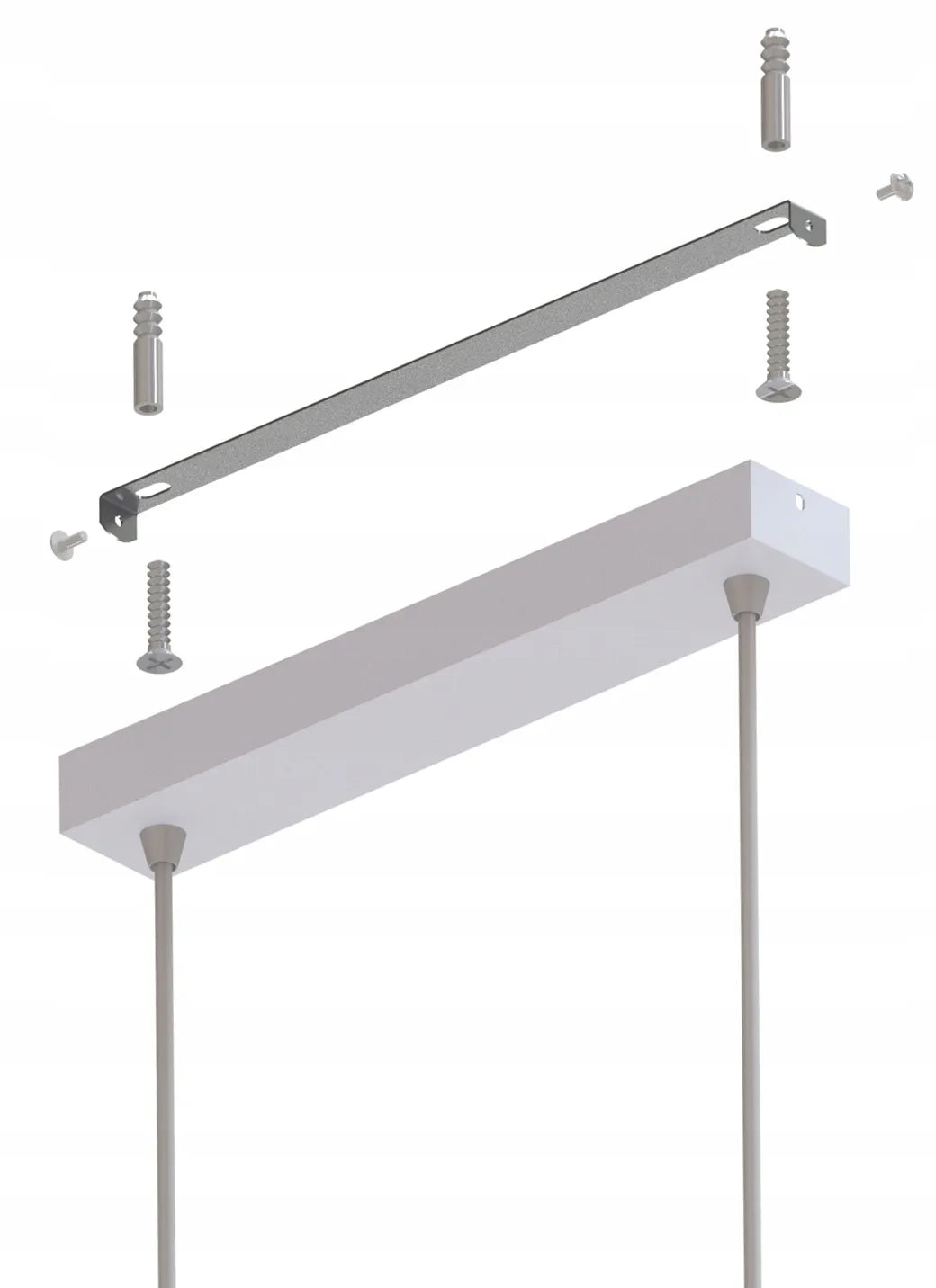 Pakabinamas šviestuvas „Luxolar“ 955-BZ2, metalinis, 2×GU10, juodas