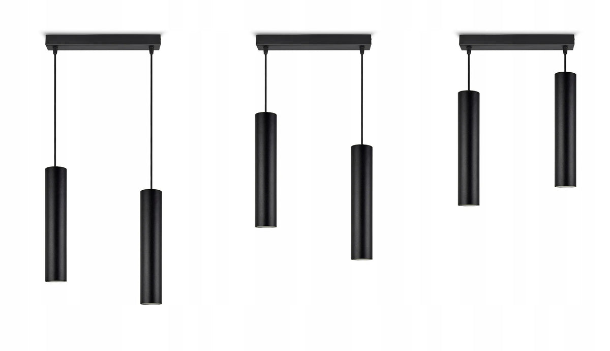 Pakabinamas šviestuvas „Luxolar“ 955-BZ2, metalinis, 2×GU10, juodas