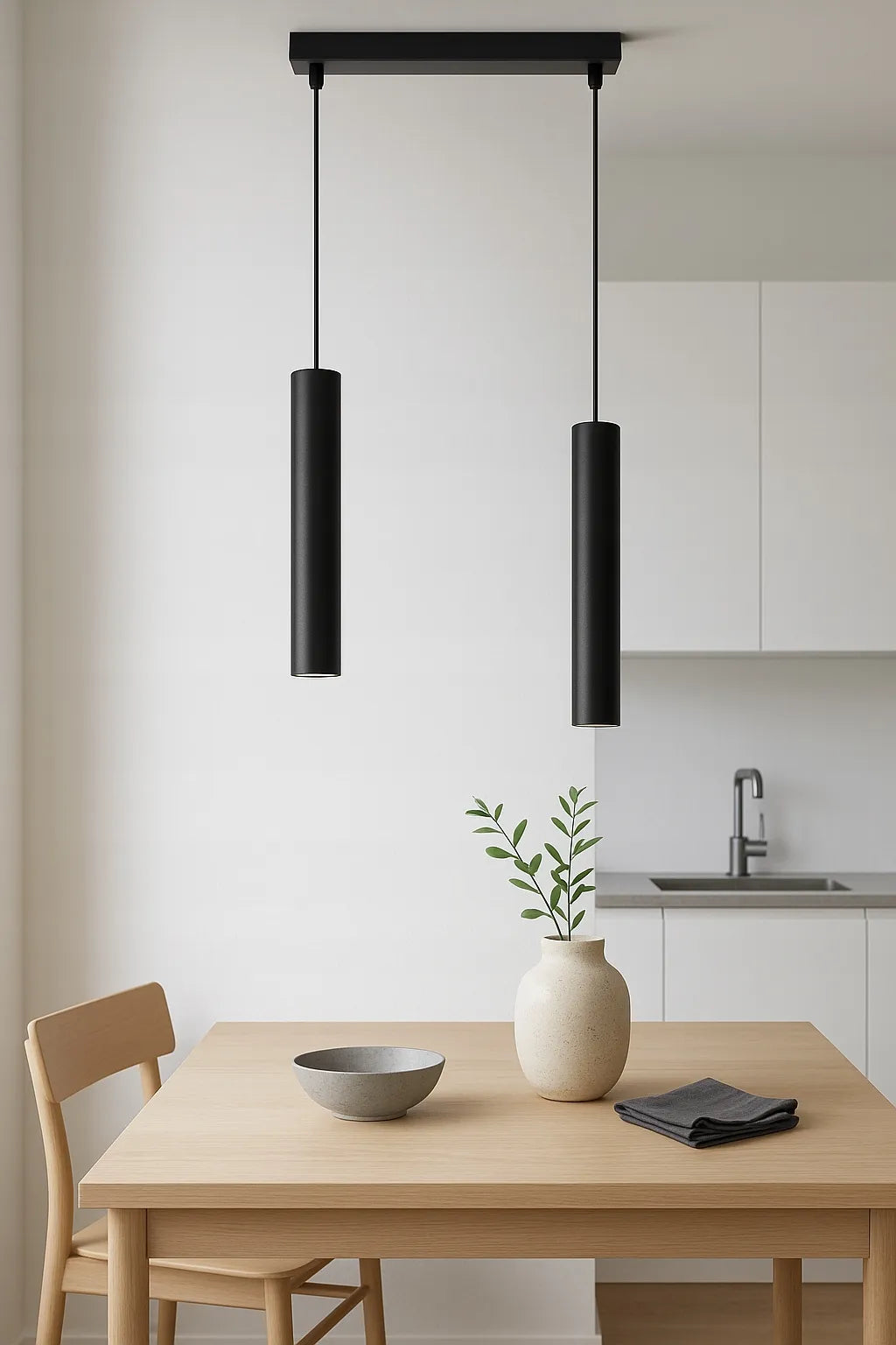 Pakabinamas šviestuvas „Luxolar“ 955-BZ2, metalinis, 2×GU10, juodas