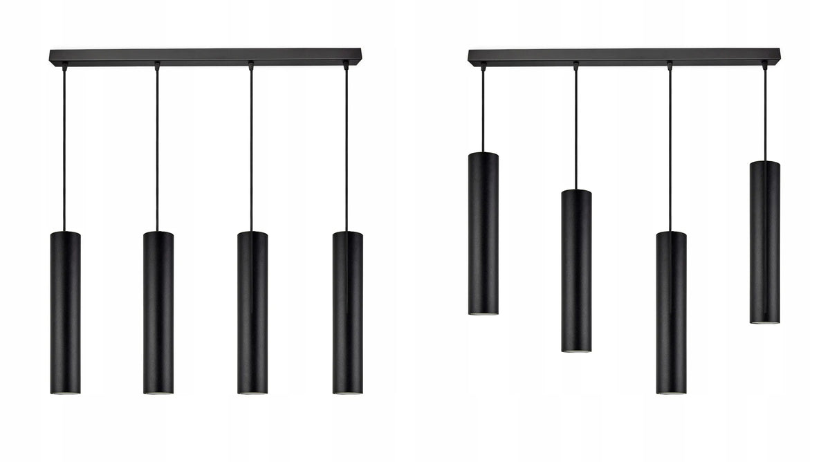 Pakabinamas šviestuvas Luxolar 955-BZ4, 4 x GU10, juodas, metalinis