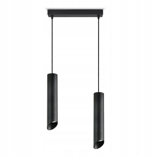 Pakabinamas šviestuvas „Luxolar“ TUBA GU10, metalinis, juodas