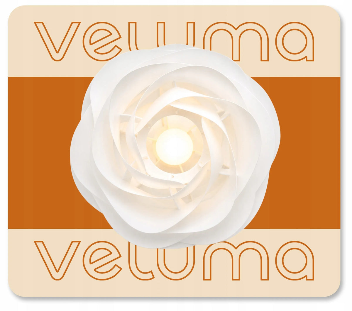 Pakabinamas šviestuvas „Veluma“, baltas, E27, modernus lubinis šviestuvas