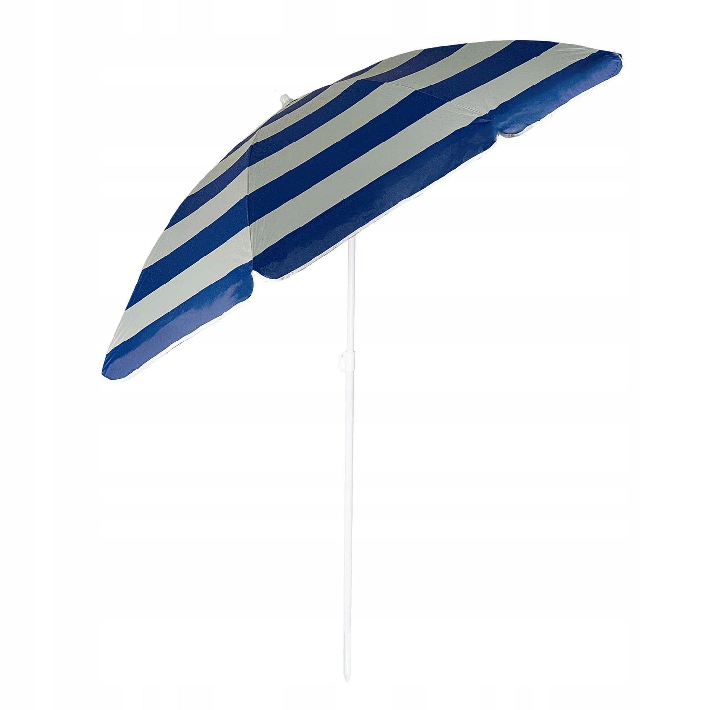 Paplūdimio skėtis Captain Mike su pakreipimo funkcija, dėklu ir UV UPF50+ apsauga, 160 cm