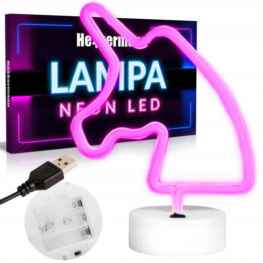 Pastatomas LED neonas Heckermann VIENARAGIS