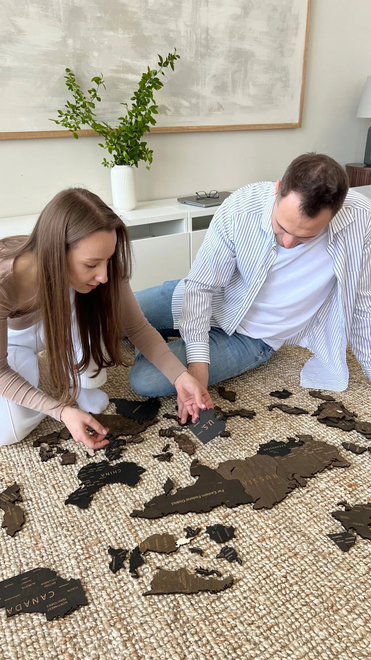 Pinelini medinis 3D pasaulio žemėlapis, miestai, sienos, sienų dekoracija, 105x60, dovana