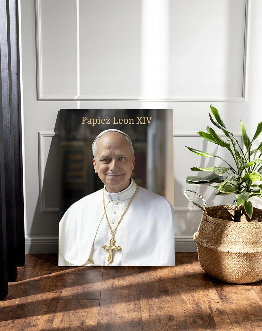 Popiežius Leonas XIV paveikslas ant drobės 30x40cm dovana religija šventasis art #905