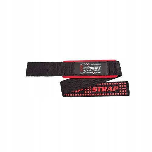 POWER SYSTEM XTR-GRIP STRAPS-RED treniruočių diržai