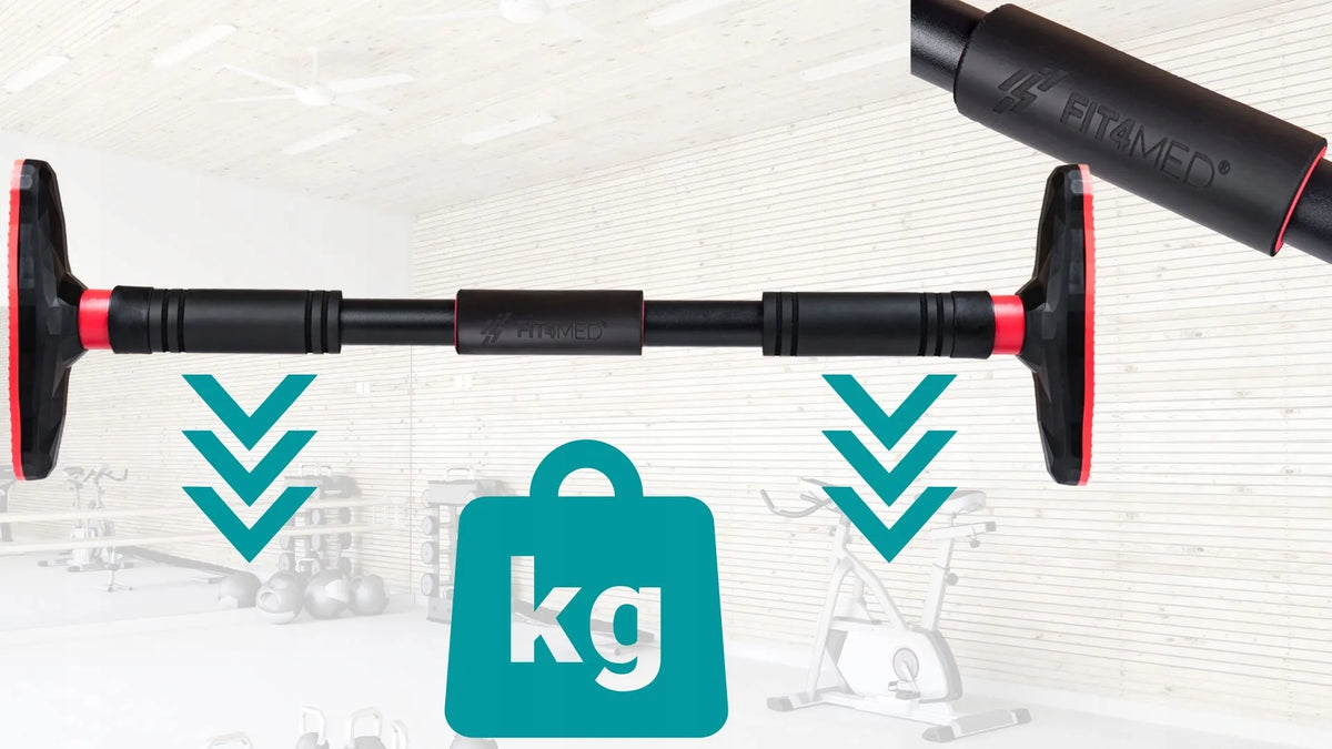 Reguliuojamas skersinis prisitraukimams Fit4Med 63-100 cm, iki 180 kg